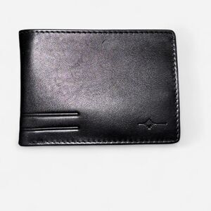 NWT Black Leather Bifold Wallet from Buxton